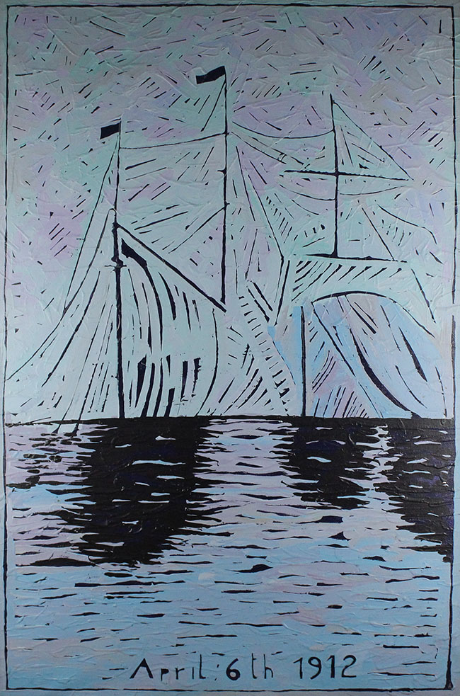 Aldo Mondino, "Barca che affonda", 1980