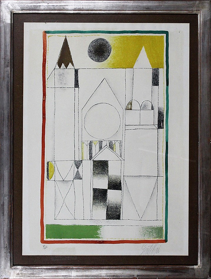 FRANCO GENTILINI, "Cattedrale", Anni '70