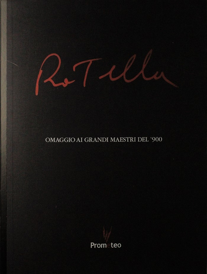 MIMMO ROTELLA, "Omaggio ai grandi Maestri del '900", 2000