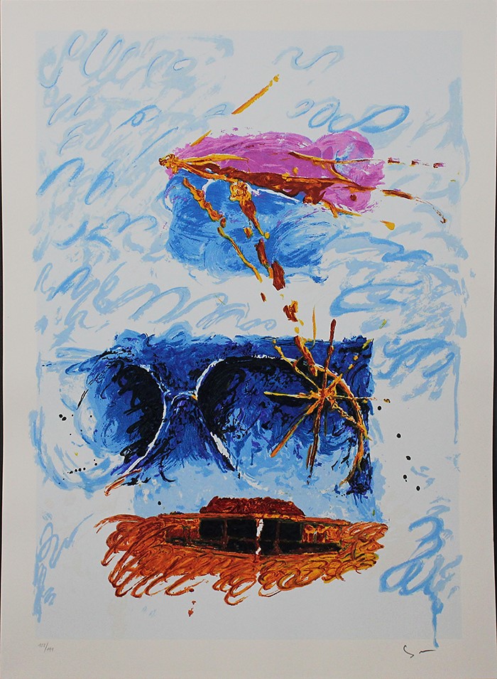 MARIO SCHIFANO, "Impressione astratta", 1997  