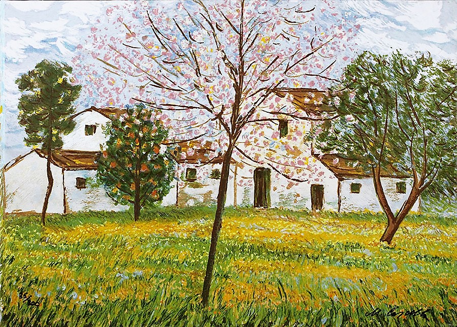 MICHELE CASCELLA, "Primavera Abruzzese", 1984