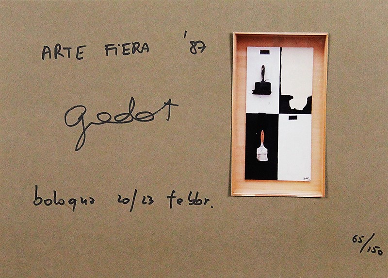 MAURIZIO GODOT VILLANI, "Arte fiera '87", 1987