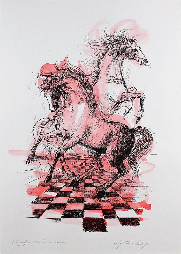 AGOSTINO CANCOGNI, "Wilde Horses", Anni '80