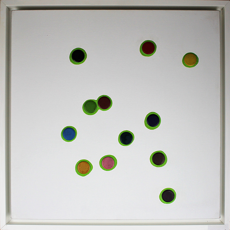 MASSIMO KAUFMANN, "Stolen Rainbow (bianco)", 2013