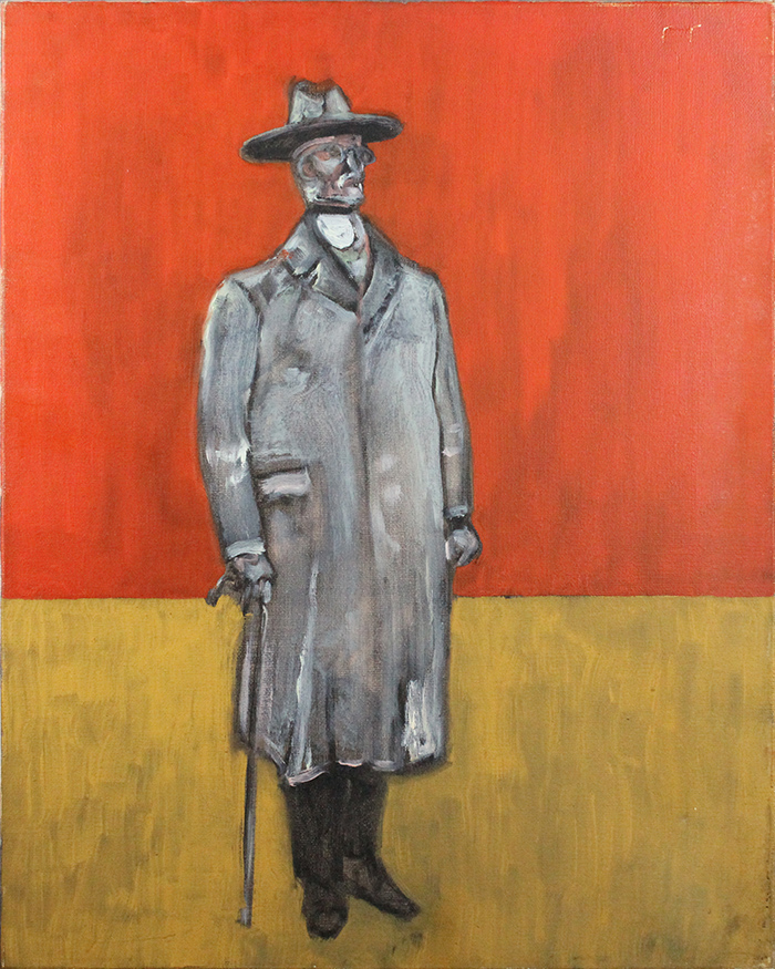 MARCO PERRONI, "Uomo con cappello", 2001