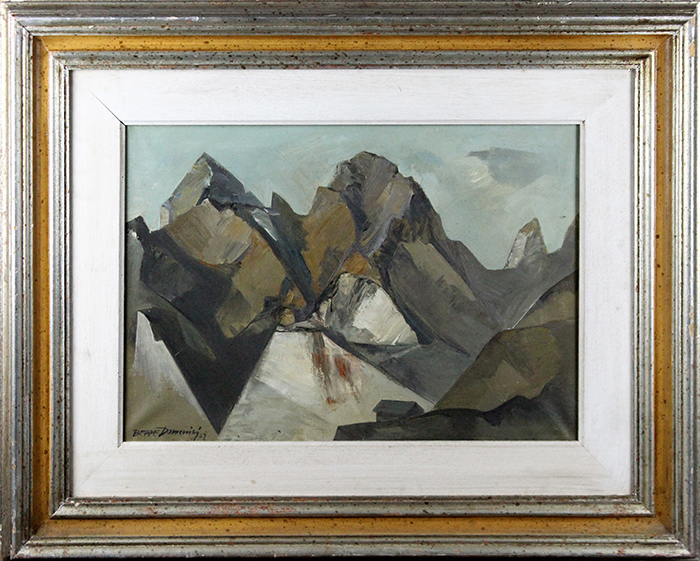 BEPPE DOMENICI, "Montagne", 1972