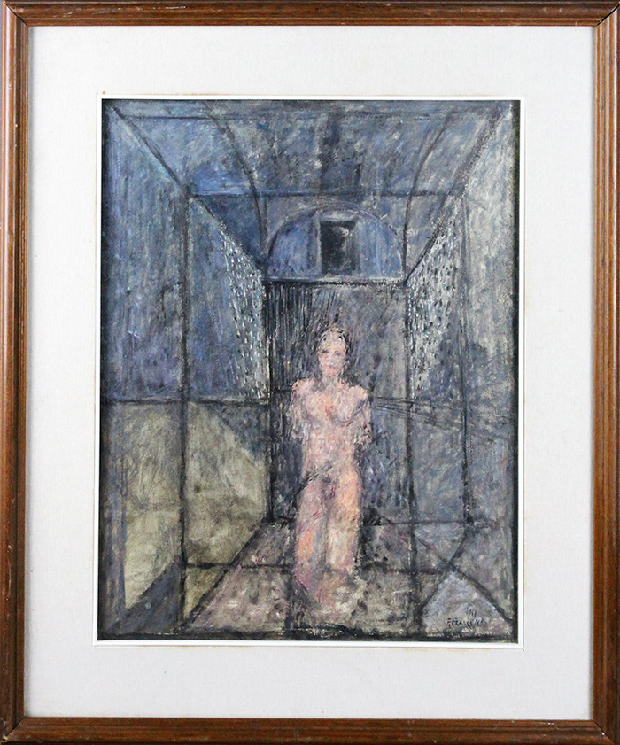 FRANCO FRANCESCONI, "Nudo in un interno", 1968