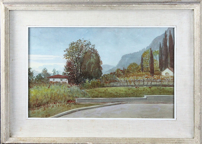 UGOLINO BUSONI, "Paesaggio", 1955