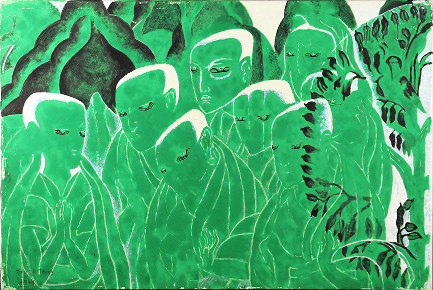 ZHANG HAI TANG, "Volti in verde", Anni '2000