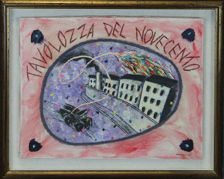 BRUNO DONZELLI, "Tavolozza del novecento", 1988