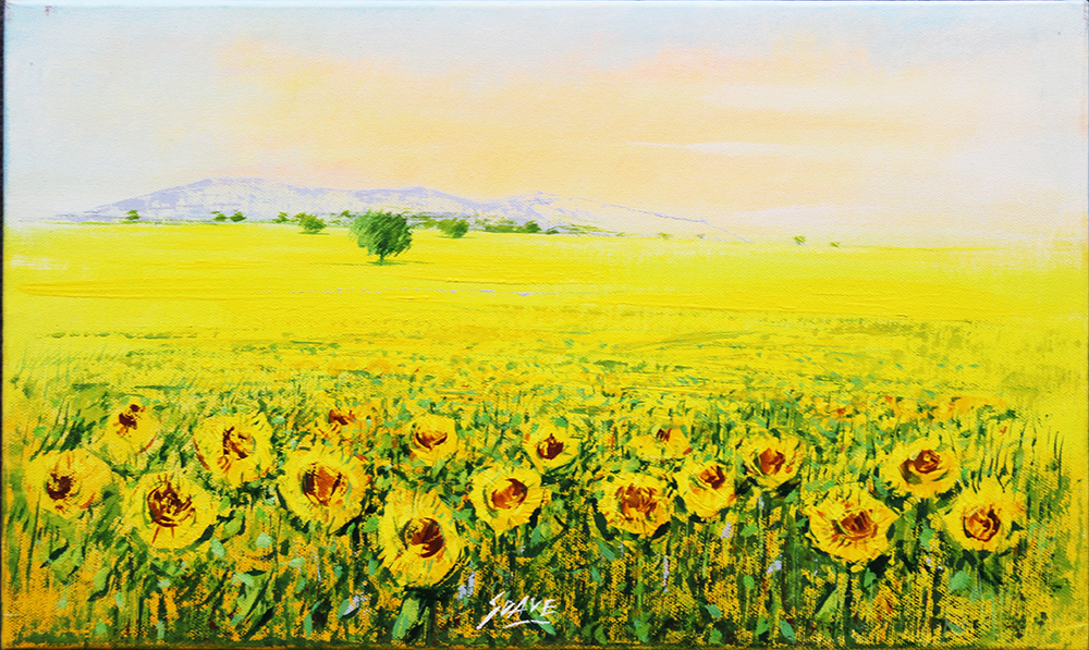 MARIO SOAVE, "Girasoli", anni 2000