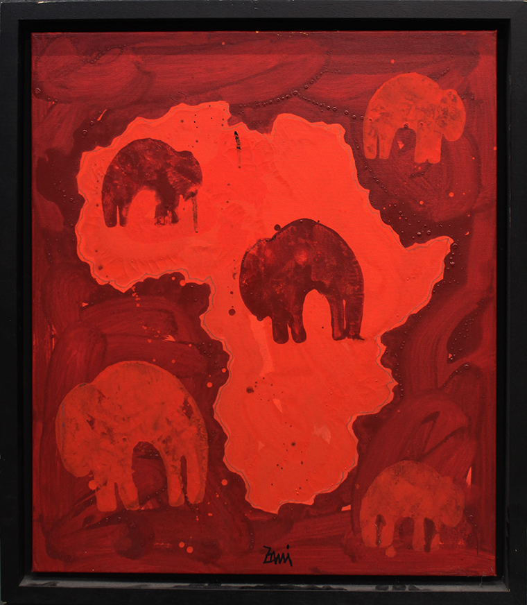 CORRADO ZANI, "Rosso Africa", 2009