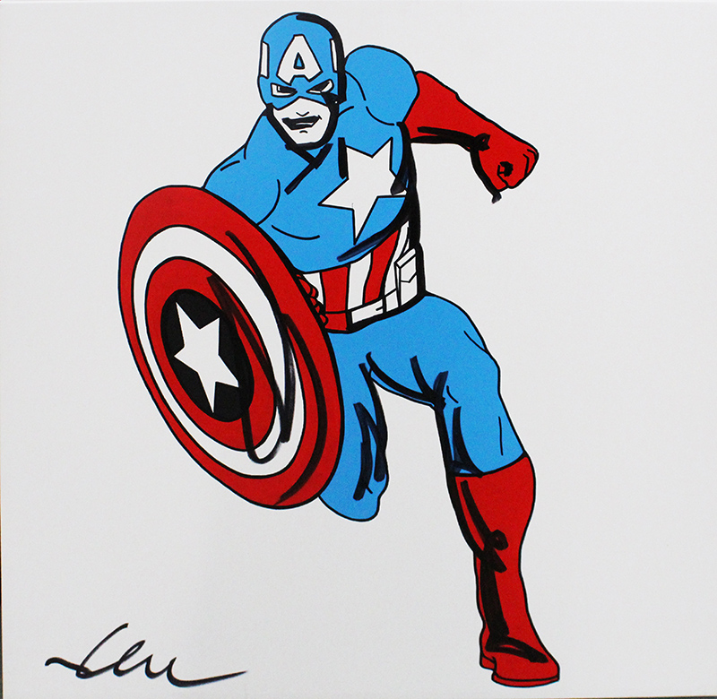 MARCO LODOLA, "Capitan America", anni 2000