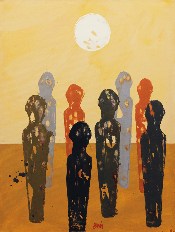 CORRADO ZANI, "Guardare la luna", 2010