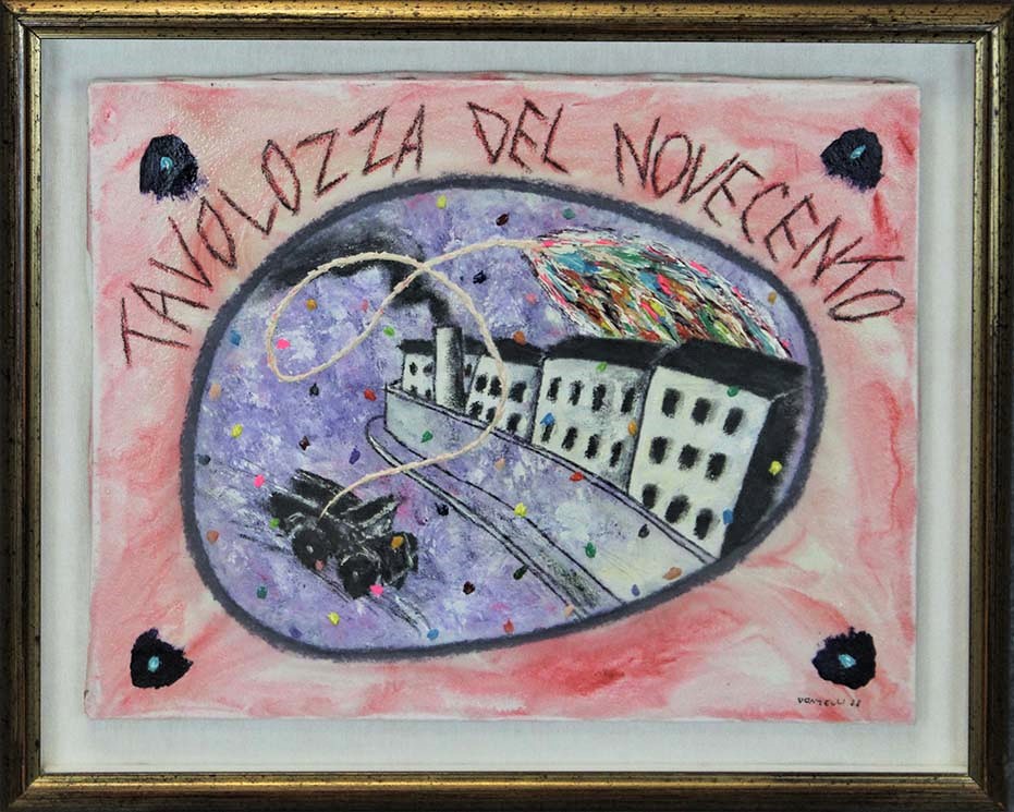 BRUNO DONZELLI, "Tavolozza del novecento", 1988