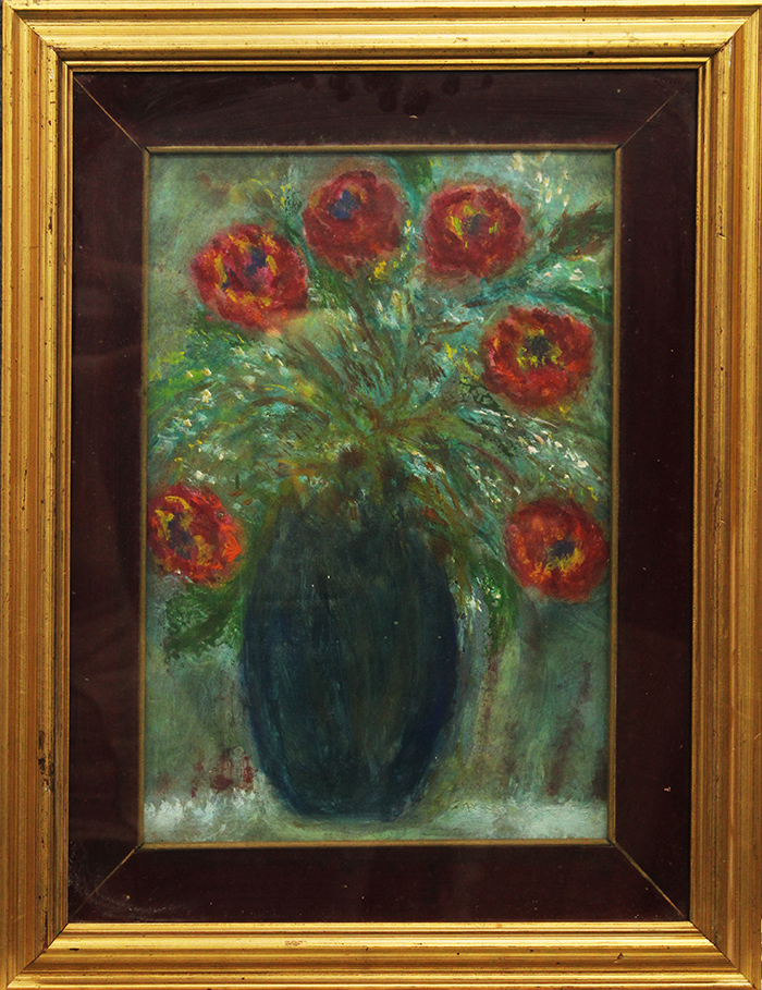 LIA RIBANI, "Vaso di fiori", anni '70