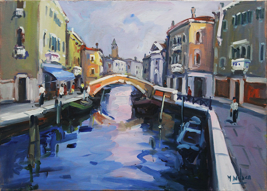 M. DE LUCA, "Paesaggio Veneziano", anni '80