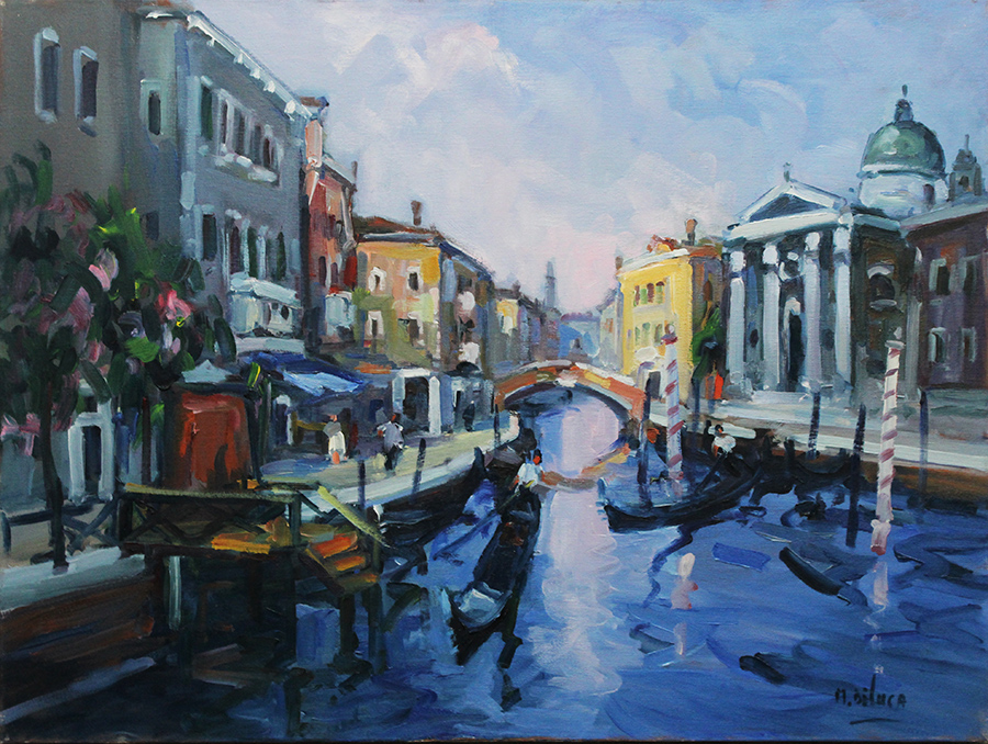 M. DE LUCA, "Paesaggio Veneziano", anni '80