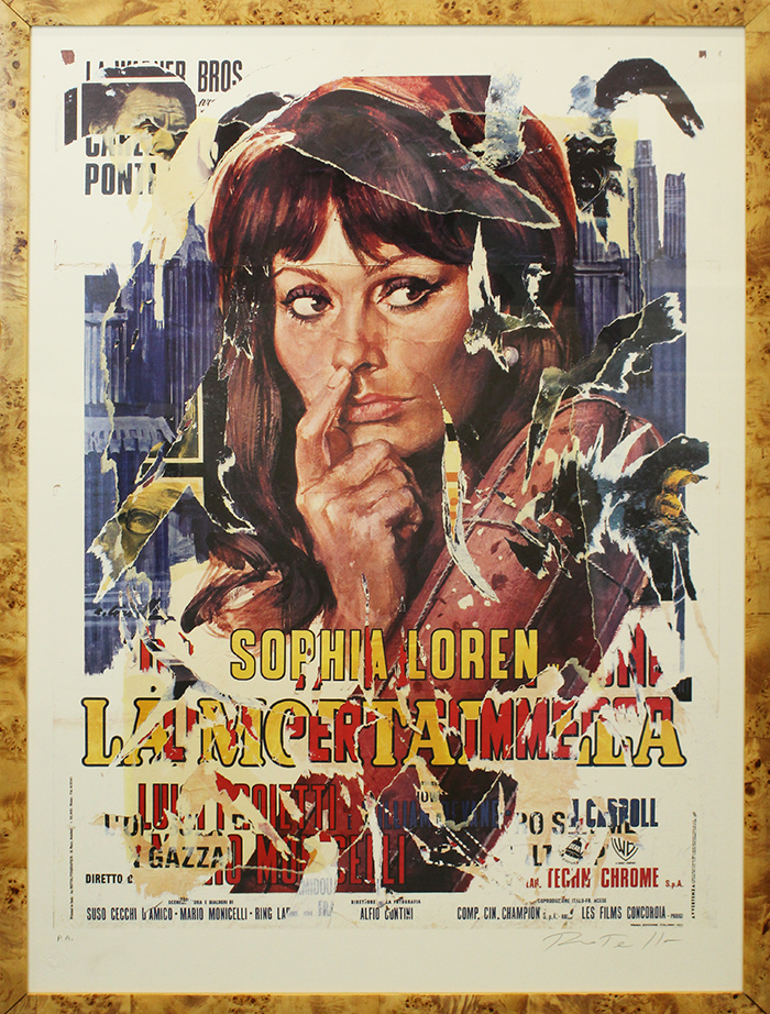 MIMMO ROTELLA, "Sophia Loren", anni 2000