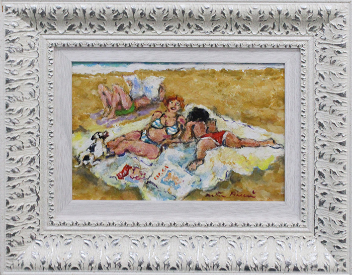 WALTER PIACESI, "Spiaggia adriatica", 2017