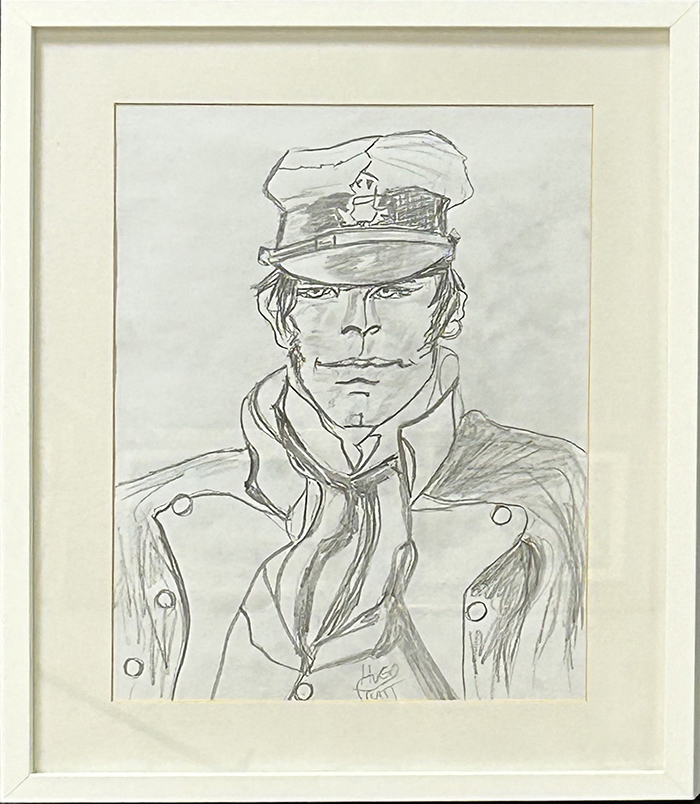 HUGO PRATT, "Ritratto"
