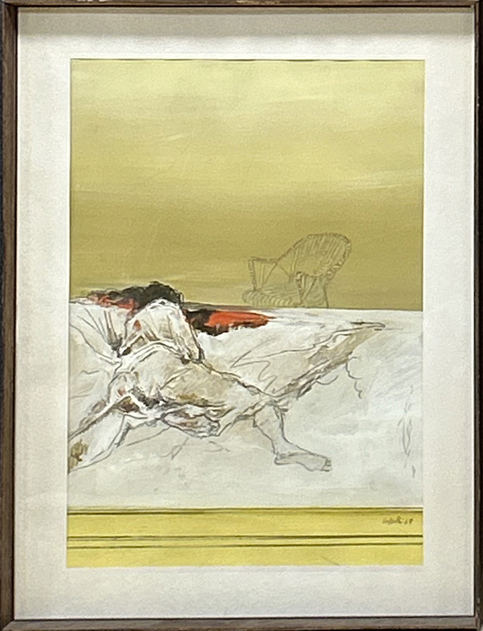 GIOVANNI CAPPELLI, "La dormiente", 1968