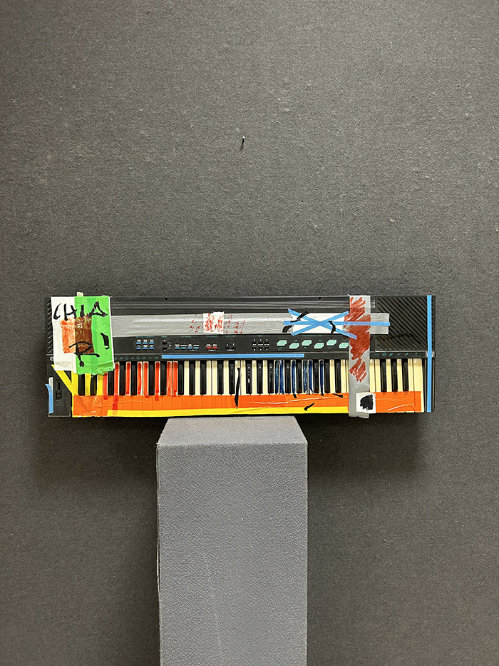 GIUSEPPE CHIARI, "Pianola dipinta", 2004