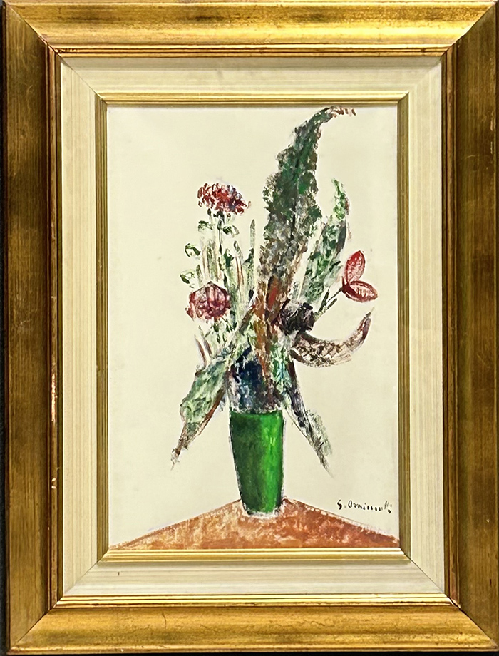 GIOVANNI OMICCIOLI, "Vaso di fiori"