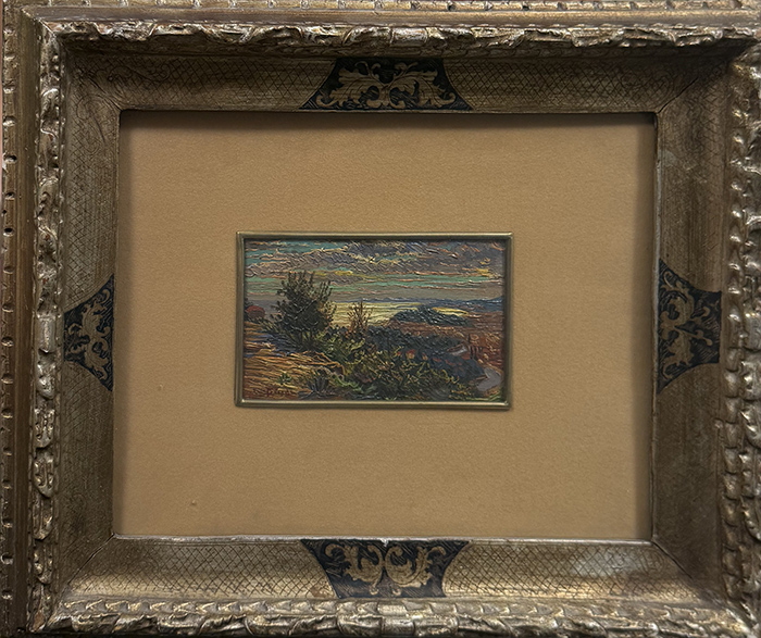 PIERO FOCARDI, "Riflessi del sole nella baia di Nizza", 1942