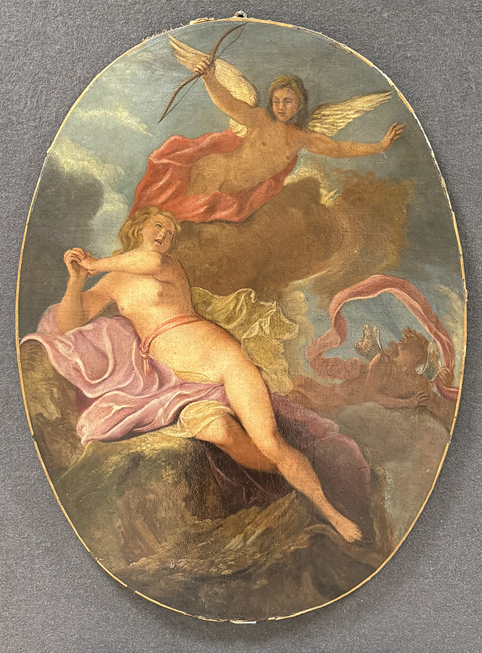 SCUOLA VENETA, "Venere e cupido", secolo 1700