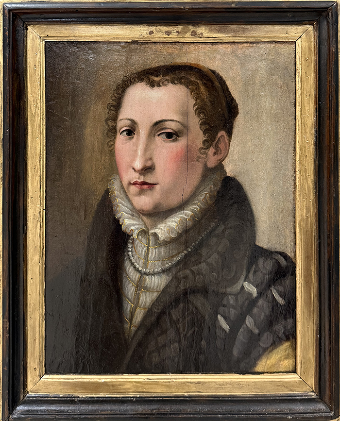 CRISTOFANO ALLORI, "Ritratto di giovane uomo"