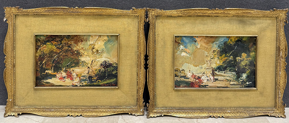 GIUSEPPE AMISANI, "Bambini al parco"