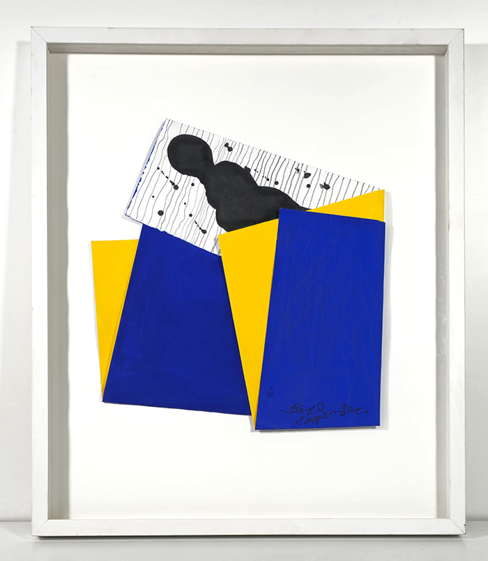 CESARE BERLINGERI, "Ombra su carta piegata", 2018