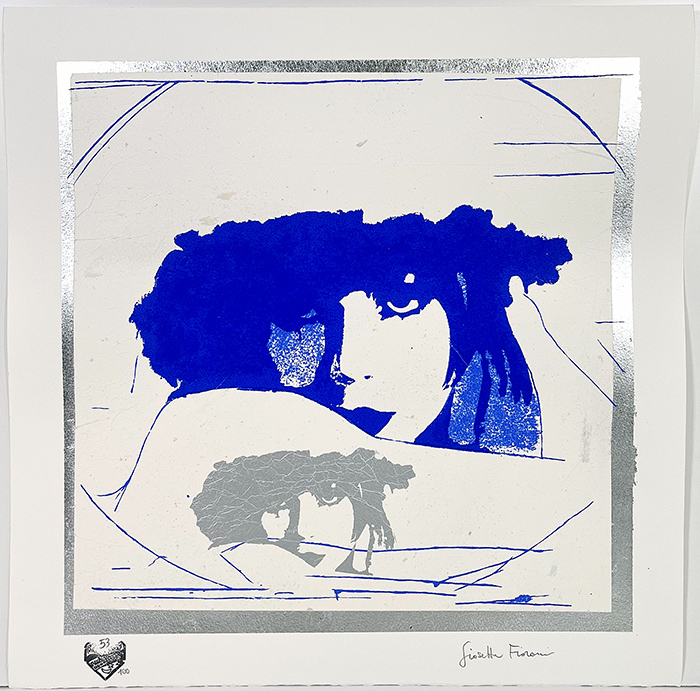 GIOSETTA FIORONI, "Doppio Liberty" Blue e argento