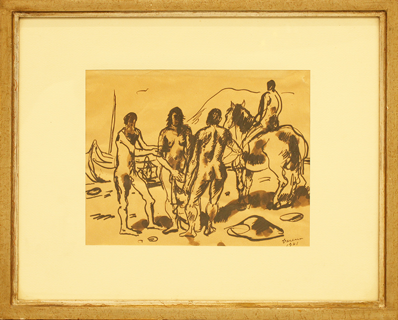 FELICE CARENA, "Nudi", 1941