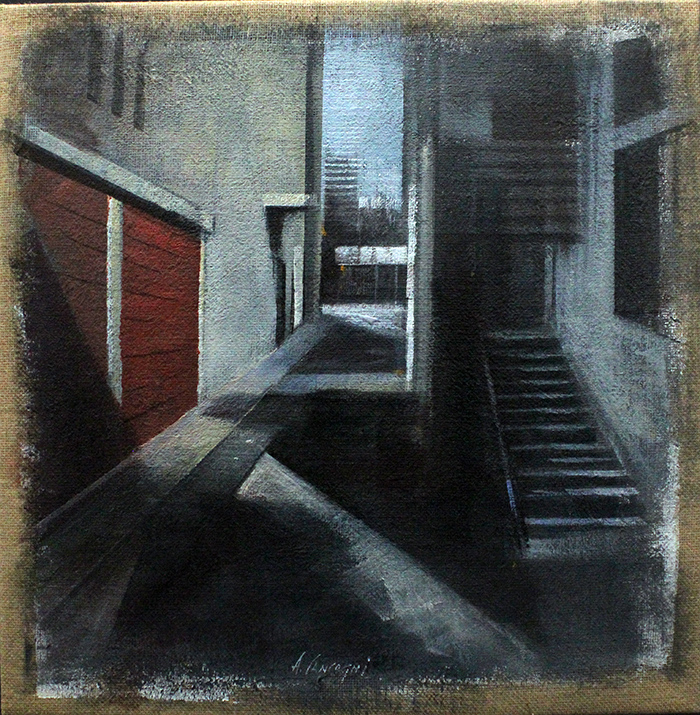 AGOSTINO CANCOGNI, "Nel vicolo", anni 2000