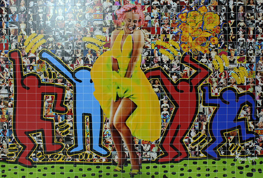 MARIA MURGIA, "Marilyn nell'atelier Haring", 2021