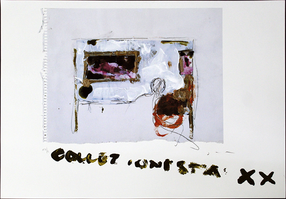 MARIO SCHIFANO, "Collezionista", anni '90