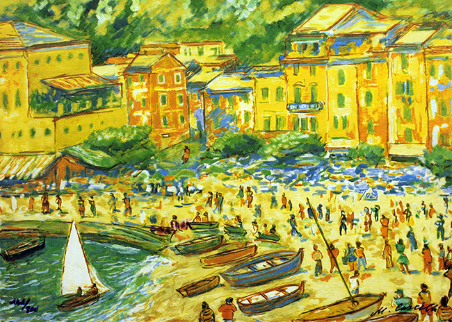 MICHELE CASCELLA, "Portofino vivace", 1984