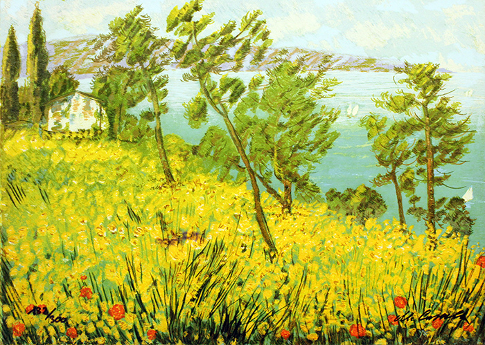 MICHELE CASCELLA, "Casa in collina", anno 1983