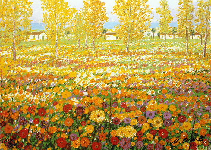 MICHELE CASCELLA, "Prato Fiorito", anno 1984