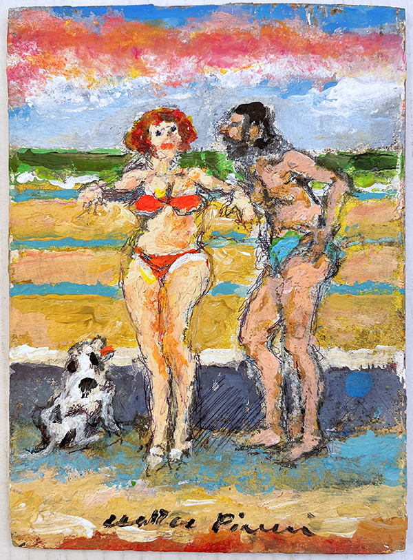 PIACESI WALTER,"Agosto sul lungomare", 2012