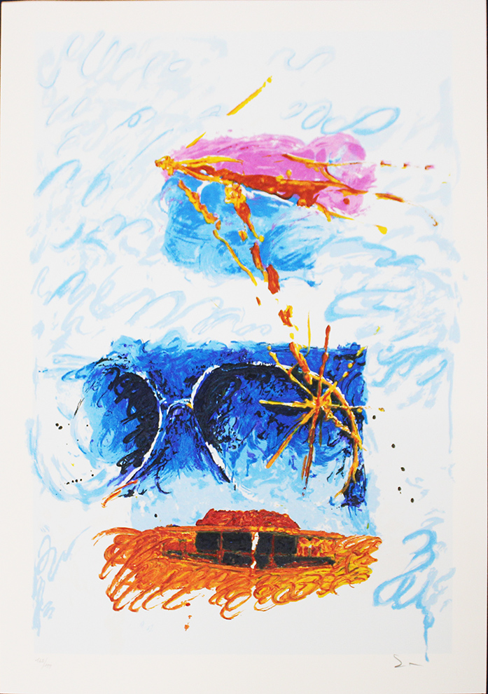 MARIO SCHIFANO, "Impressione Astratta", anni '90