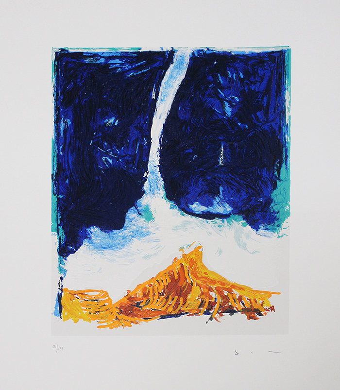 MARIO SCHIFANO, "Vulcano", anni '90