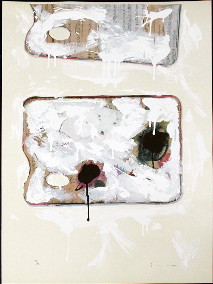 Mario Schifano, "Tavolozza