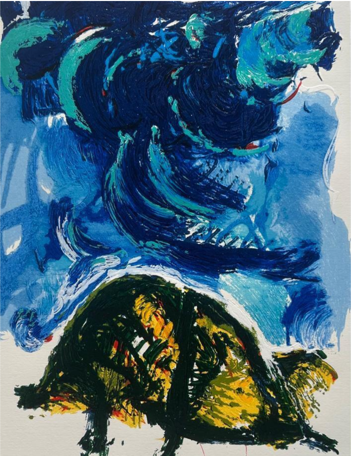 MARIO SCHIFANO, "Tartaruga", anni '90