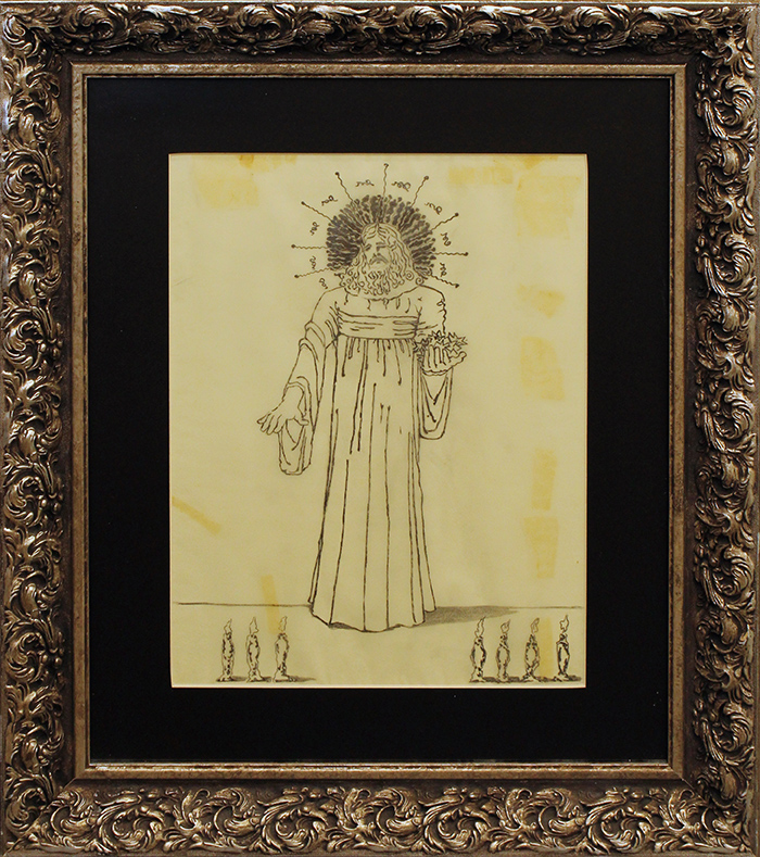 GIORGIO DE CHIRICO "L'immagine eccelsa", 1977