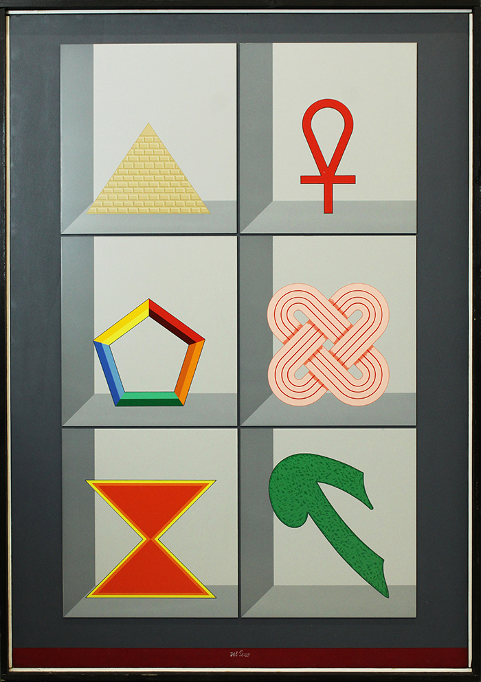 LUCIO DEL PEZZO, "Simboli", anni '90