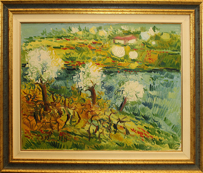 ATHOS FACCINCANI, "Primavera sul lago", 1984