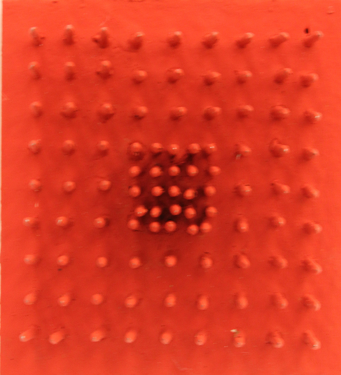 BERNARD AUBERTIN, Tableau Clous 1968